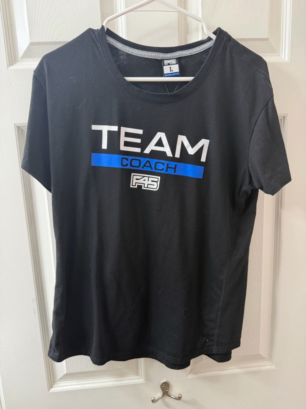 Team Coach Black Short Sleeve Tee